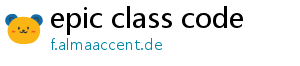 epic class code